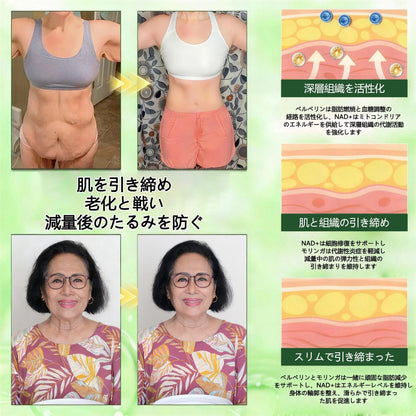 GeeLemon® NAD+ 8-in-1 ナノ強化フォーミュラ — 肥満、肌のたるみ、糖尿病、睡眠時無呼吸症候群、関節の悩み、その他健康上の懸念にアプローチ🌸🌸